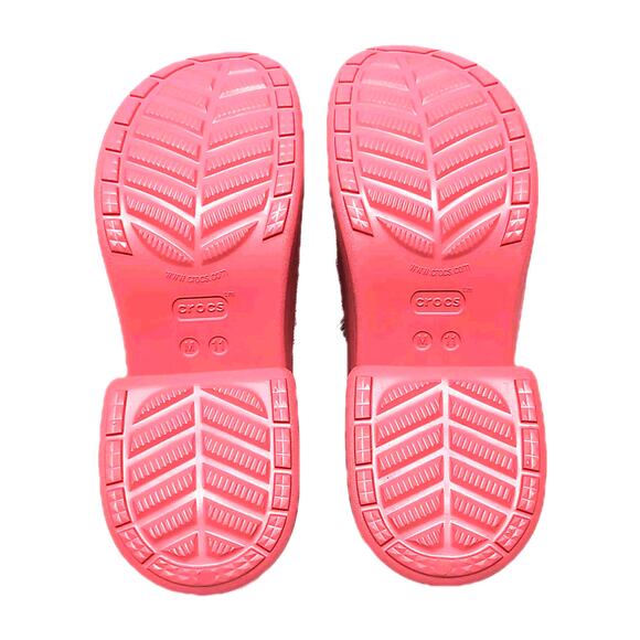 CROCS SIREN PLATFORM CLOG Womens 13 Mens US 11 EU 45/46 Pink Chunky Slip On - Picture 8 of 9